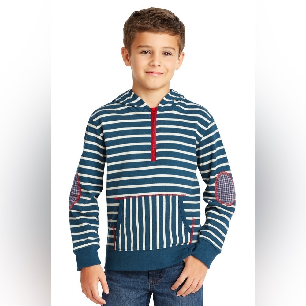 Matilda Jane Navy and White Striped Hoodie